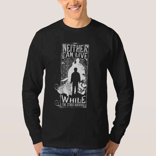 Camiseta Hechizo de Harry Potter | Ninguno puede vivir (Anverso)