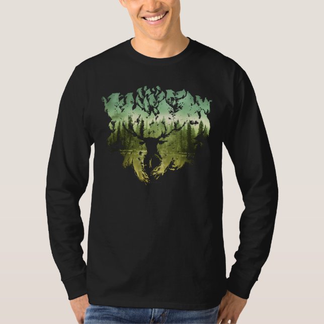Camiseta Hechizo de Harry Potter | Patronus de Ciervo (Anverso)