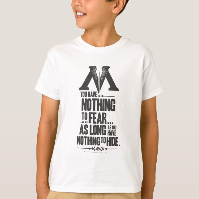 Camiseta Hechizo de Harry Potter | Propaganda del Ministeri (Anverso)