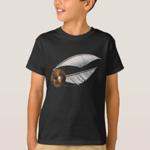 Camiseta Hechizo de Harry Potter   Snitch Dorada
