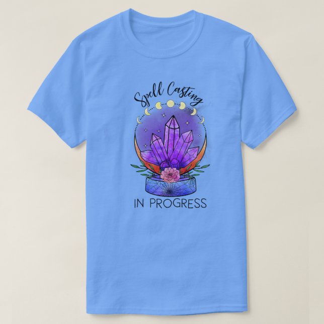 Camiseta hechizo en curso bruja hechicera (Diseño del anverso)