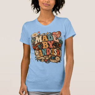 Camiseta Hecho a Mano(ish) Diseño de Costura Vintage