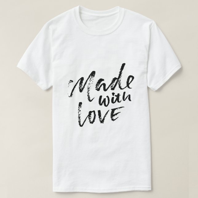 Camiseta Hecho con amor (Diseño del anverso)