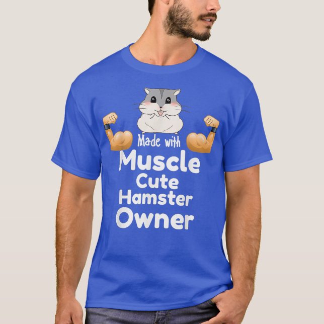 Camiseta Hecho con el propietario de un bonito hamman muscu (Anverso)
