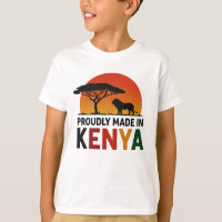 Hecho con orgullo en Safari Africano de Kenia