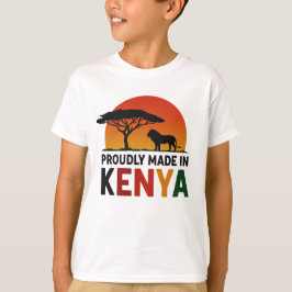 Camiseta Hecho con orgullo en Safari Africano de Kenia
