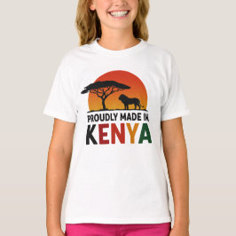 Camiseta Hecho con orgullo en Safari Africano de Kenia