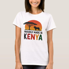 Camiseta Hecho con orgullo en Safari Africano de Kenia