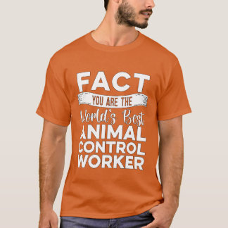 Camiseta Hecho de oficial de animales eres el oficial de po