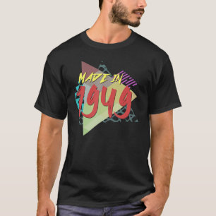 Camiseta Hecho En 1949 74º Cumpleaños De 74 Años