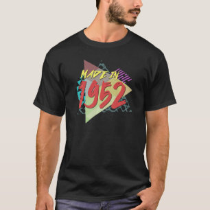 Camiseta Hecho En 1952, Cumpleaños 71 Durante 71 Años