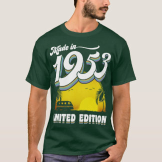 Camiseta Hecho en 1953, regalo de cumpleaños número 70, 70 