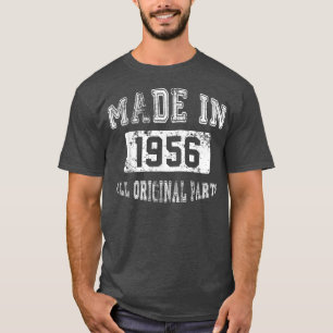 Camiseta Hecho en 1956, todas las piezas originales en cami
