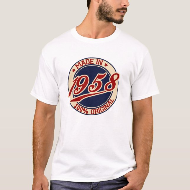 Camiseta Hecho En 1958 (Anverso)