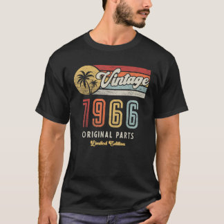 Camiseta Hecho en 1966 Edición Limitada Regalo Funny Retro