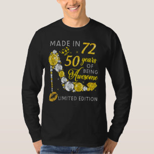 Camiseta Hecho En 1972 50 Años De Ser Aterrador