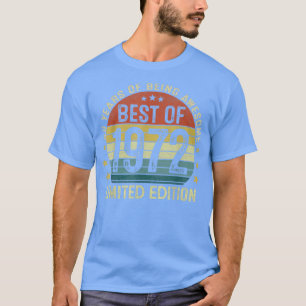 Camiseta Hecho En 1972 Edición Limitada Regalos De 50 Años