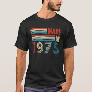 Camiseta Hecho En 1975 Regalos De Cumpleaños De 47 Años