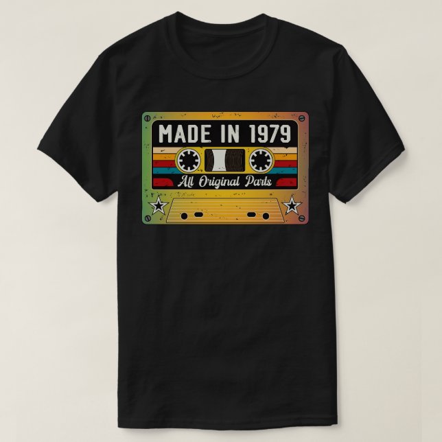 Camiseta Hecho en 1979 (Diseño del anverso)