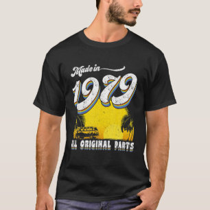 Camiseta Hecho En 1979 43 Hombres Nacidos En 1979 43 Años