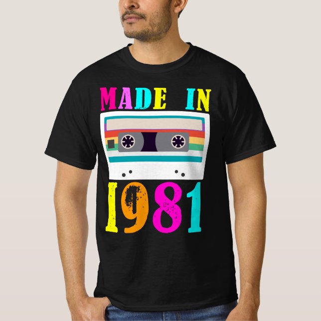 Camiseta Hecho en 1981 (Anverso)