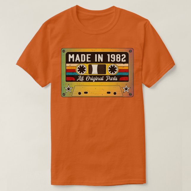 Camiseta Hecho en 1982 (Diseño del anverso)