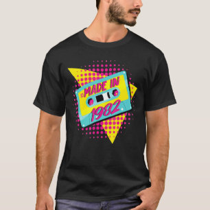 Camiseta Hecho en 1982 40º cumpleaños 80s 90s 1990s Nos