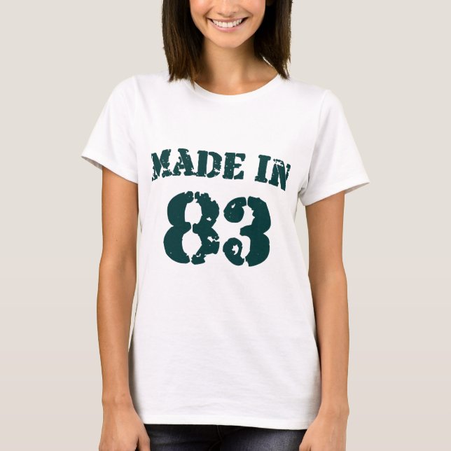 Camiseta Hecho En 1983 (Anverso)