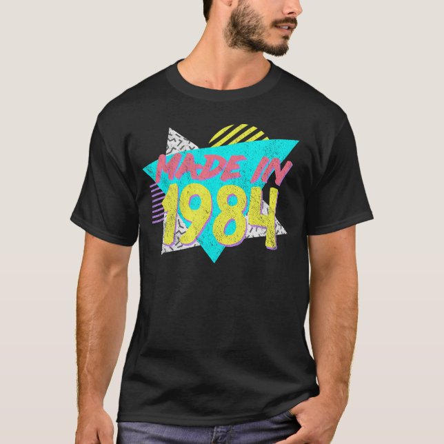 Camiseta Hecho En 1984, 40 Años (Anverso)