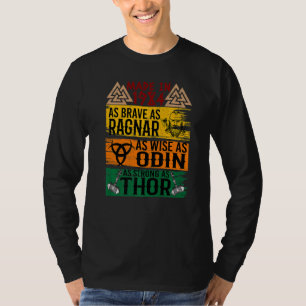 Camiseta Hecho En 1984 Tan Valiente Como Ragnar Tan Sabio C