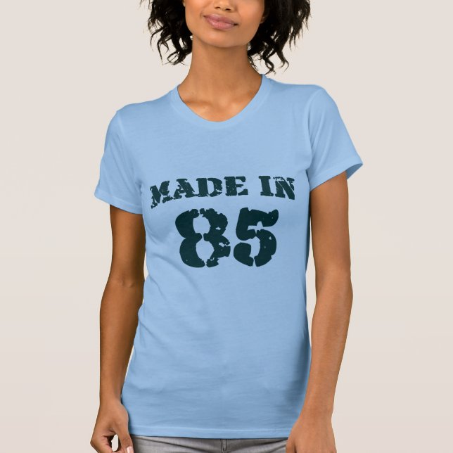 Camiseta Hecho En 1985 (Anverso)