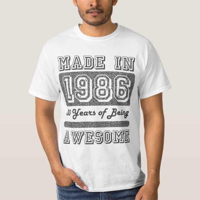 Camiseta Hecho en 1986 (Anverso)