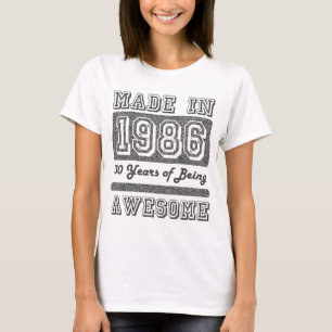 Camiseta Hecho en 1986