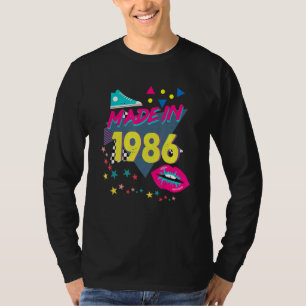 Camiseta Hecho en 1986 36 cumpleaños 80 Nos 90 s 1990 Nos