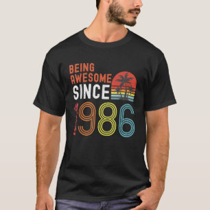 Camiseta Hecho en 1986 Bday Design para 1986 40