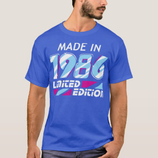 Camiseta Hecho en 1986, edición limitada 1