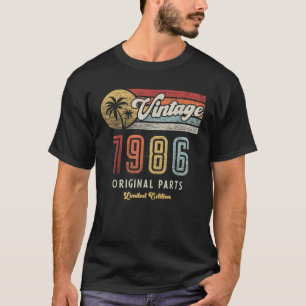 Camiseta Hecho en 1986 Regalo Clásico Divertido Retro de 40