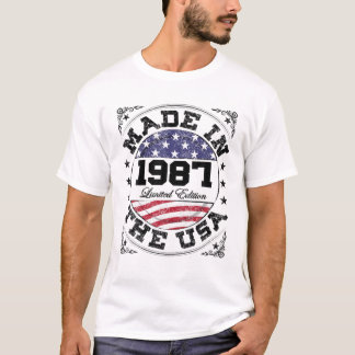 Camiseta Hecho En 1987 35 Años 35 Cumpleaños 35 Años