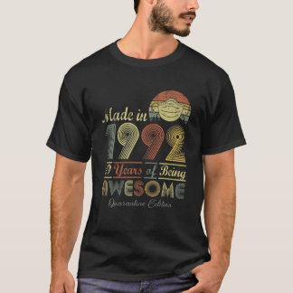 Camiseta Hecho En 1992, Un Regalo De Cuarentena De 29 Años