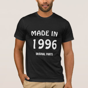 Camiseta "Hecho en 1996, Piezas Originales"
