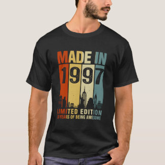 Camiseta Hecho En 1997 26 Años Siendo Increíble