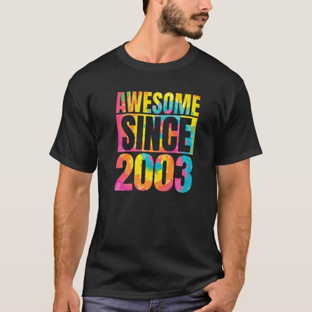 Camiseta Hecho En 2003 20 Años De Ser Amilde 20 Cumpleaños (Anverso)
