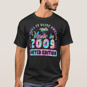 Camiseta Hecho En 2009 Edición Limitada 13 Regalos De Cumpl