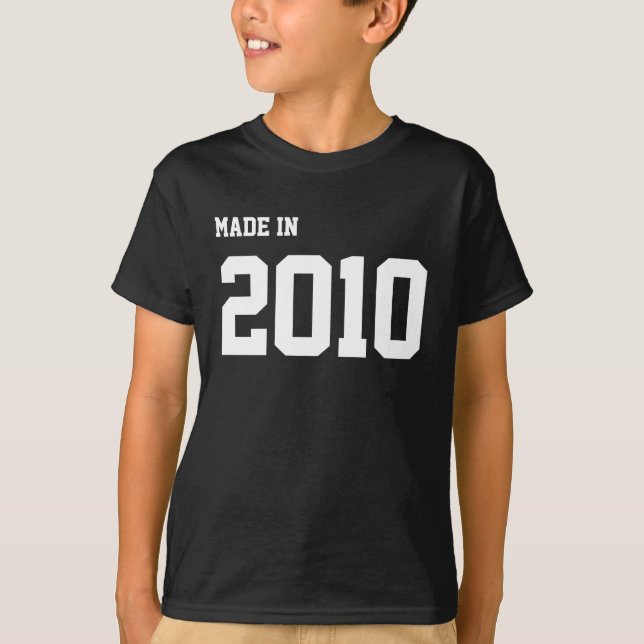 Camiseta Hecho en 2010 (Anverso)