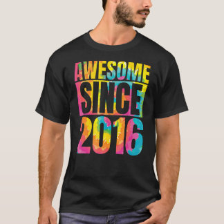 Camiseta Hecho En 2016, 7 Años De Ser Increíble 7 Cumpleaño
