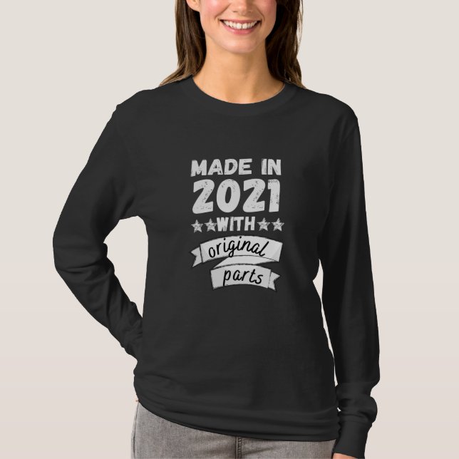Camiseta hecho en 2021 con piezas originales, (Anverso)