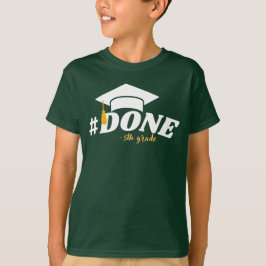 Camiseta Hecho en 5º grado Regalos de graduación Quinto gra