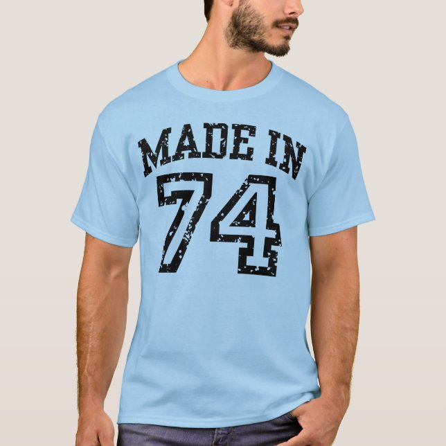 Camiseta Hecho En 74 (Anverso)