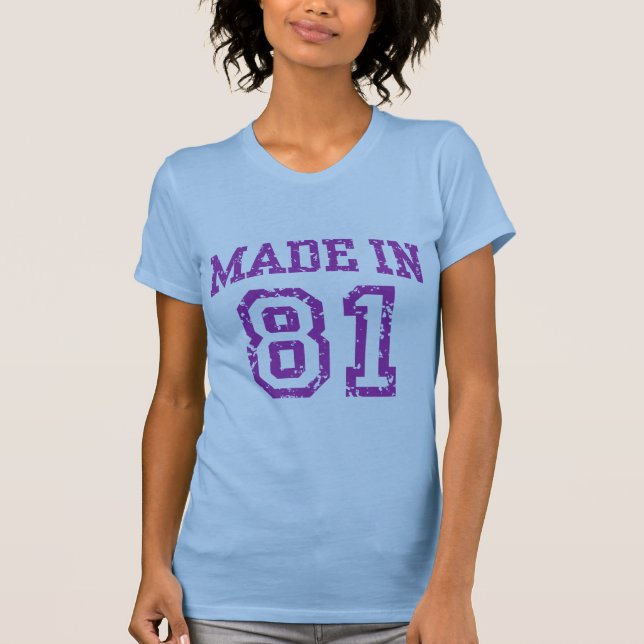 Camiseta Hecho en 81 (Anverso)