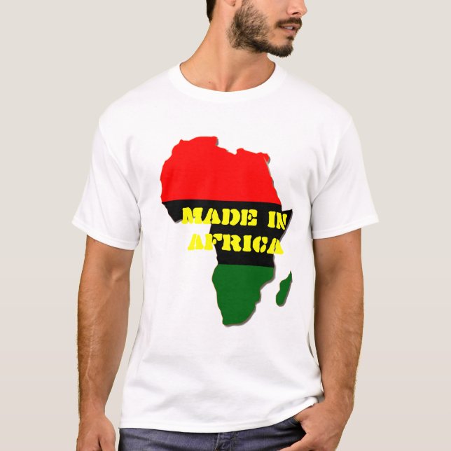 CAMISETA HECHO EN ÁFRICA (Anverso)